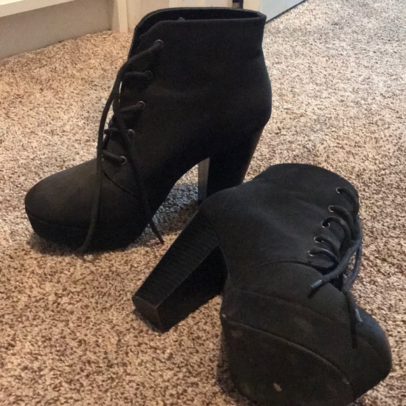cute lace up booties